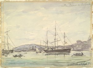 Hafenszene, Marseille