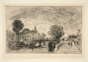 Die Brücke über den Kanal