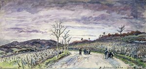 Der Col du Balbins und der Montagne de Ornacieux, 1880 von Johan Barthold Jongkind