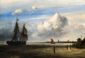 Die Mündung des Flusses Schelde
