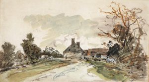 Der Weg durch Côte-Saint-André bei Grenoble von Johan Barthold Jongkind
