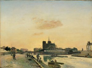 Ansicht von Notre-Dame, Paris, 1864