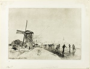 Ansicht der Stadt Maassluis von Johan Barthold Jongkind