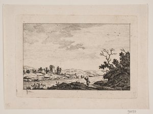 Landschaft mit Fluss von Johan Bülow