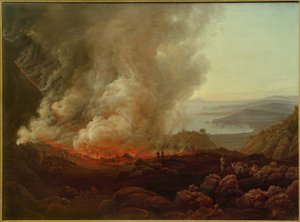 Der Ausbruch des Vesuv, Dezember 1820 von Johan Christian Dahl