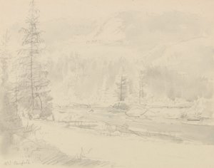 Bei Bruflat von Johan Christian Dahl