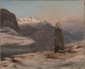 Winter am Sognefjord von Johan Christian Dahl