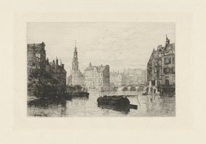 Ansicht des Muntturms in Amsterdam