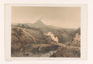 Landschaft in der Nähe von Malang von Johan Conrad Greive