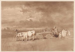 Beerdigung in der Campagna von Johan Daniël Koelman
