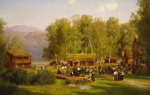 Mittsommerfest von Johan Fredrik Eckersberg