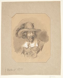 Porträt eines Mannes von Johan Fredrik Hockert