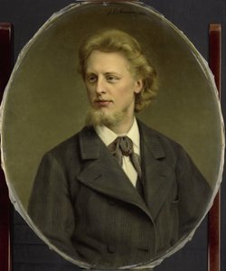 Porträt von Jacques Fabrice Herman Perk (1859-1881) von Johan Heinrich Neuman