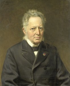 Porträt von Jan Heemskerk Azn (1818-1897) von Johan Heinrich Neuman