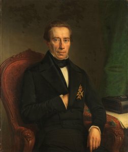 Porträt von Johan Rudolf Thorbecke, Staatsminister und Innenminister von Johan Heinrich Neuman