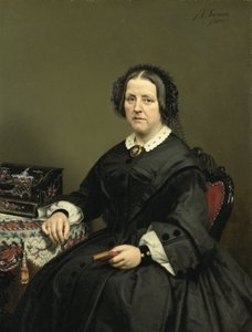 Wilhelmina Margaretha van den Bosch (1807-74). Ehefrau von Gerard Johan Verloren van Themaat