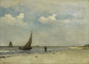 Strandszene von Johan Hendrik Weissenbruch