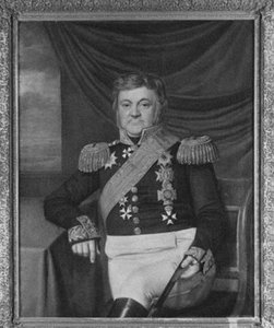 Porträt von Lodewijk Sigismund Vincent van Heiden von Johan Joeke Gabriël van Wicheren