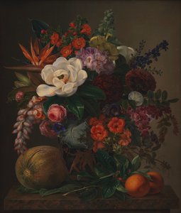Blumen in einer Vase, Sorrente 1834