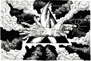 Mystische Hände von Johan Liewendahl