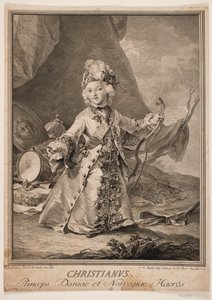 Christian VII als Kind von Johan Martin Preisler