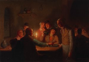 Niederländische Tavernen-Szene
