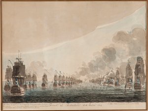 Die Seeschlacht von Öland am 26. Juli 1789 von Johan Petter Cumelin