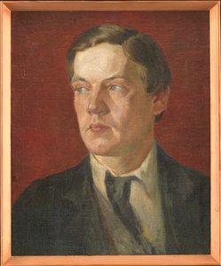 Porträt des schwedischen Malers Gustaf Wolmar von Johan Rohde