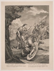 David und Goliath von Johan Samuel Lymann