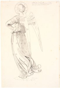 Engel von hinten gesehen - nach Fra Angelico