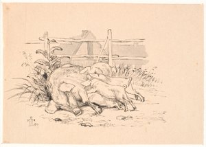 Die Schweine von Johan Thomas Lundbye