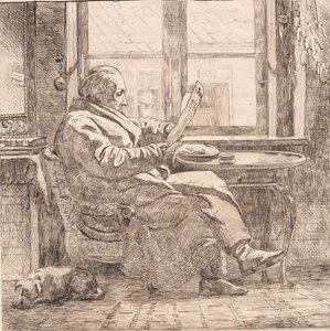 Justizrat Emanuel Bonnevie von Johan Thomas Lundbye