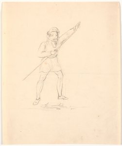 Mann mit Stab von Johan Thomas Lundbye