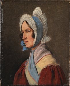 Oberstinde Cathrine Lundbye, geb. Bonnevie, Mutter des Künstlers von Johan Thomas Lundbye