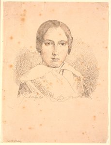 Porträt eines jungen Mädchens von Johan Thomas Lundbye