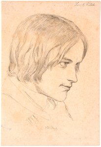 Porträt des Malers Lorenz Frølich (1820-1908) von Johan Thomas Lundbye