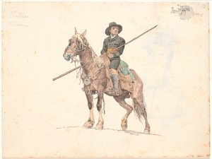Reitender Campagnol von Johan Thomas Lundbye