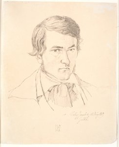 Selbstporträt von Johan Thomas Lundbye
