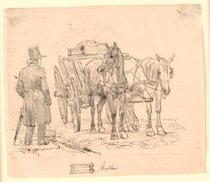 Müllmannspferd. Illustration zu Kaalunds "Fabler for Børn"