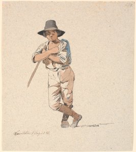 Stehender Hirtenjunge von Johan Thomas Lundbye
