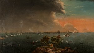 Zweite russisch-schwedische Schlacht von Svensksund am 10. Juli 1790