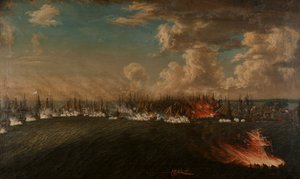 Die Schlacht von Wyborg Bay am 3. Juli 1790, 1791 von Johan Tietrich Schoultz