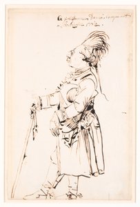 Baron Clemens August von Haxthausen in Stockholm von Johan Tobias Sergel
