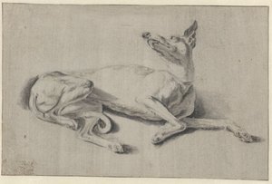 Liegender Windhund von Johan le Ducq (possibly)