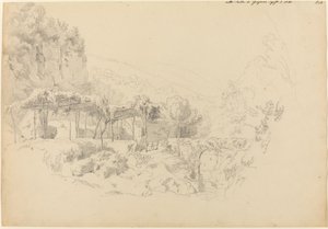 Ein schattiger Laubengang im Tal von Gragnano von Johann Adam Klein