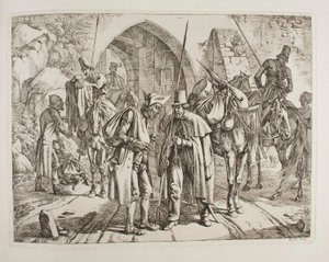 Kosaken verkaufen gestohlenes Eigentum an jüdische Kleinhändler von Johann Adam Klein