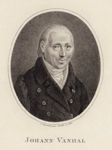 Porträt des Komponisten Johann Baptist Wanhal 1739-1813, 1815