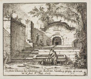 Der schöne Brunnen bei Schönburg