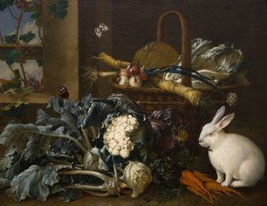 Stillleben mit Kaninchen