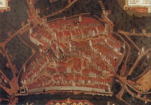 Ansicht der Stadt Wangen (Allgäu); Rathaus Wangen